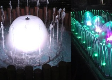 工場 供給 青銅 キノコ 噴水 音楽 噴水
