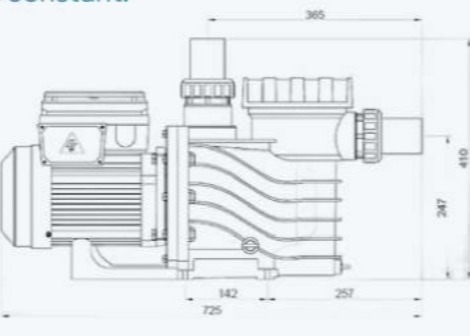 2023 EAKP100 1HP プールポンプ プールポンプ