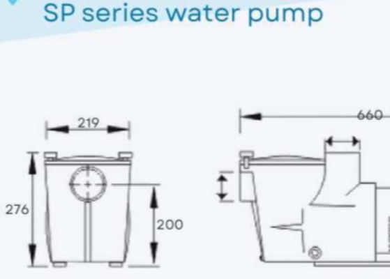 2023 SP1005 1HP プール用水ポンプ