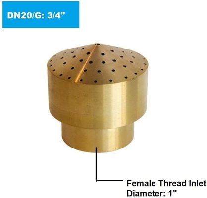 1つのインチ4層DN25のダンスの噴水のノズル