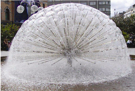 1.5"半球の水晶3Dダンスの噴水のノズル