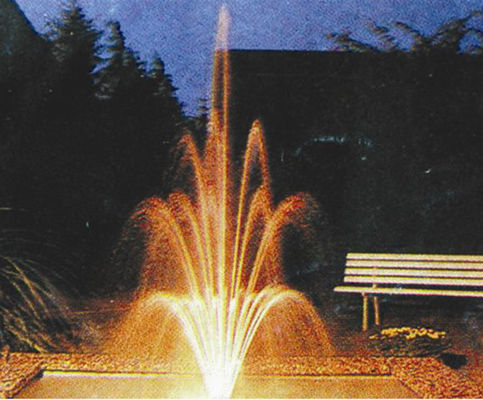調節可能な3つの層の花DN25の真鍮の噴水のノズル