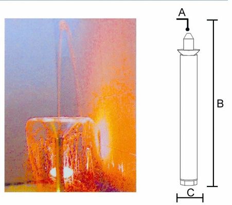 花のトランペット1.5インチDN20のダンスの噴水のノズル