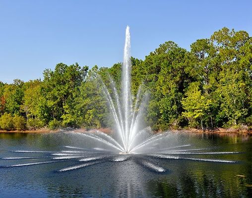 90mmの池音楽的な水噴水を浮かべる高いスプレー