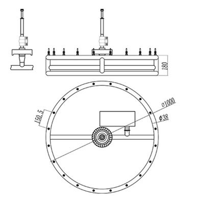 家の装飾110v 1M踊る水特徴