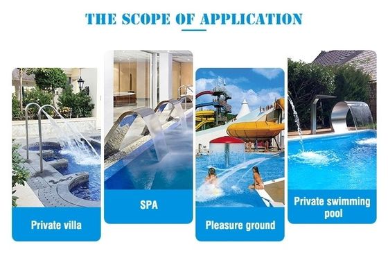 300mmのステンレス鋼の滝のジェット機