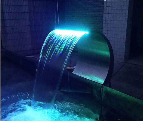 壁の台紙200cmのステンレス鋼の滝のジェット機