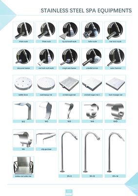プールの付属品ISO9001のステンレス鋼の滝のジェット機