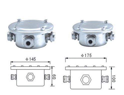 ステンレス鋼Dia 145mm 175mm Ip68はジャンクション・ボックスを防水します