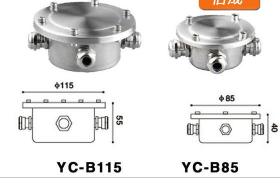 ステンレス鋼Dia 145mm 175mm Ip68はジャンクション・ボックスを防水します