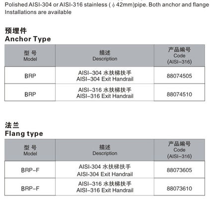 銀1.0mmのSS316プール階段柵