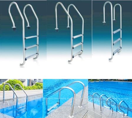 3ステップ1.2mm 316ステンレス鋼のプールの梯子