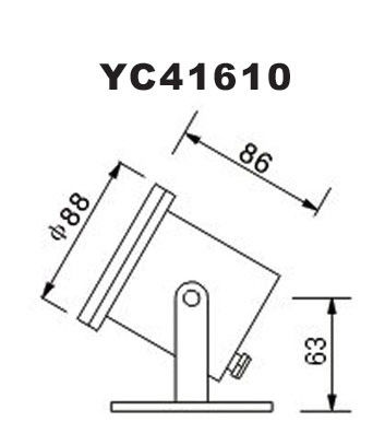 SS304 12V 3Wは水中LEDライトを防水します