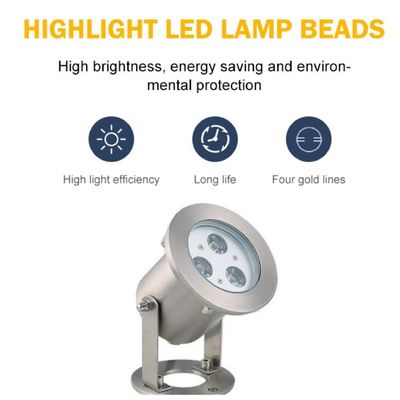 1.5Wは水中LEDライトを防水します
