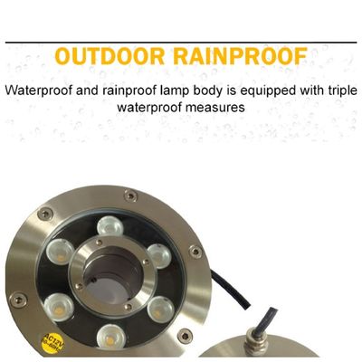 水中噴水ライト50000時間の145mm 12V 9Wの