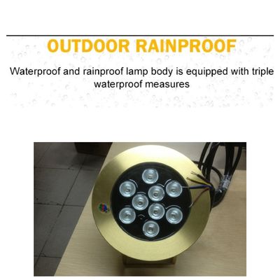 9Wは水中プール ライトを導きました