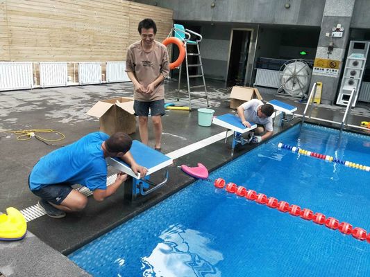 贅沢な競争SS304の携帯用水泳のスタート台