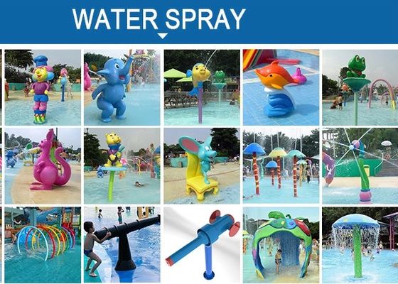 プールの子供のガラス繊維猿水スライド