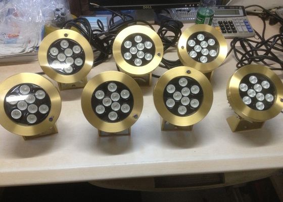 真鍮のプールの噴水の付属品9Wは水中ライトを導いた