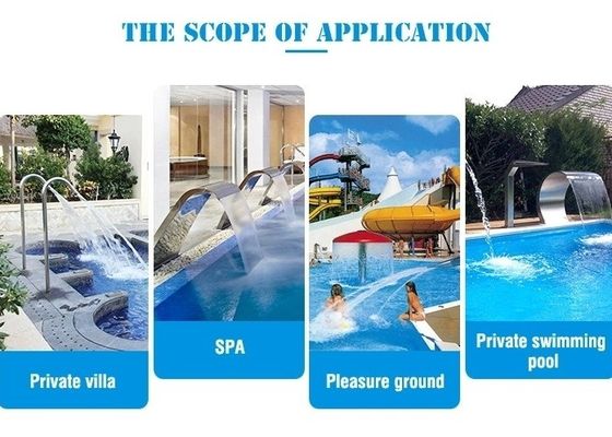 600mmのプールの噴水の付属品のステンレス鋼の滝のジェット機