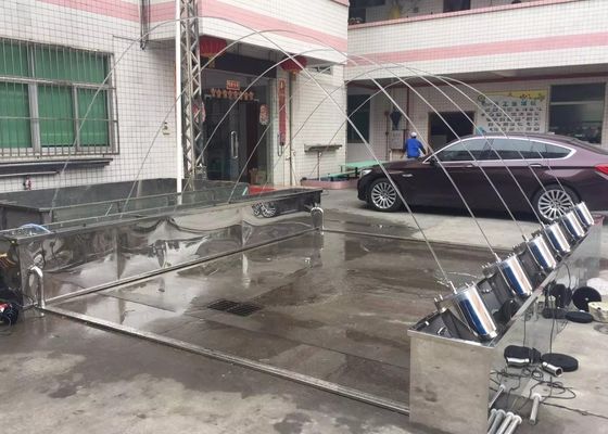 LEDのジェット機1.5m薄層水噴水を変える色