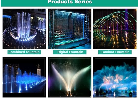 LEDのジェット機1.5m薄層水噴水を変える色