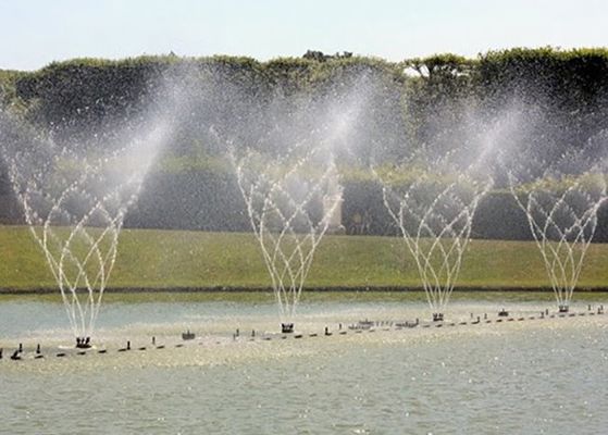 庭の池は1.5インチの噴水の回転ノズルを飾る