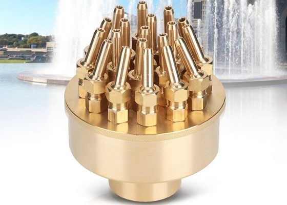 真鍮DN40 1 1/2は」3つの層ノズル噴水のジェット機活気付く