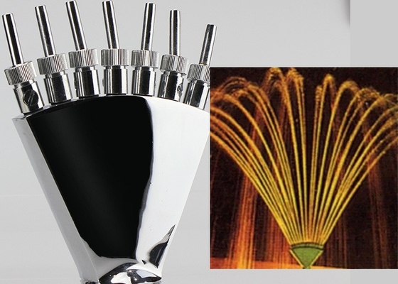 真鍮のChromplateフェニックスの物語のダンスの噴水はジェット機をノズルを通して出す