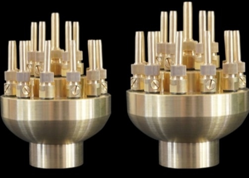 DN25調節可能な花のダンスの噴水は3Dモデル設計をノズルを通して出す