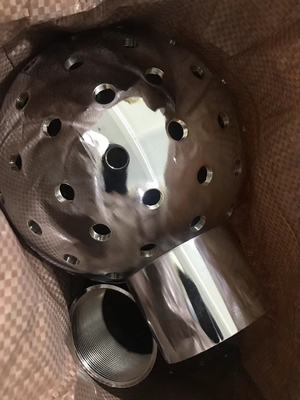 1.5mのスプレーの高いダンスの噴水は1.5"をクリスタル・ボール水噴水のジェット機 ノズルを通して出す