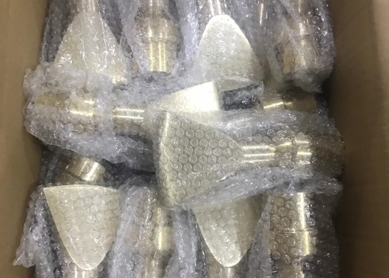14.5psiダンスの噴水は1つを真鍮の調節可能な方向ファン水噴水のノズルのジェット機 ノズルを通して出す