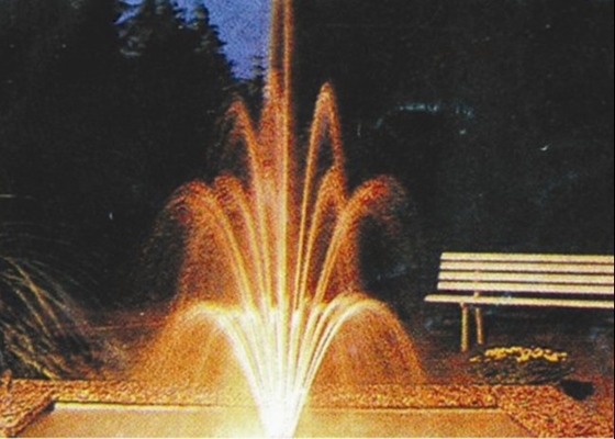 真鍮の3つの層によっては噴水のノズルのジェット機120Kpa圧力が開花する
