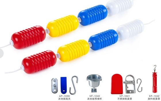 Spiralityの形の傷の証拠25mのプールの車線ロープ